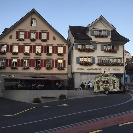 Café-Conditorei Hotel Huber Lichtensteig Exterior foto